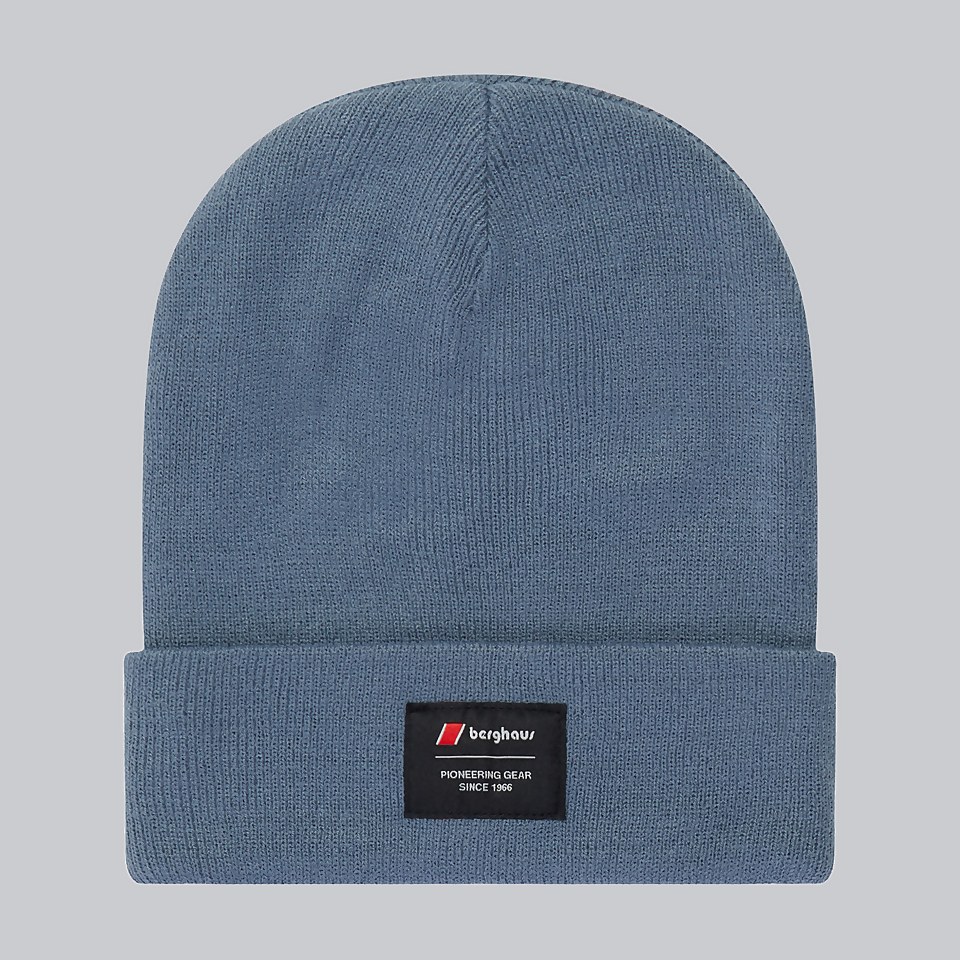 Unisex Heritage Badge Beanie - Blue