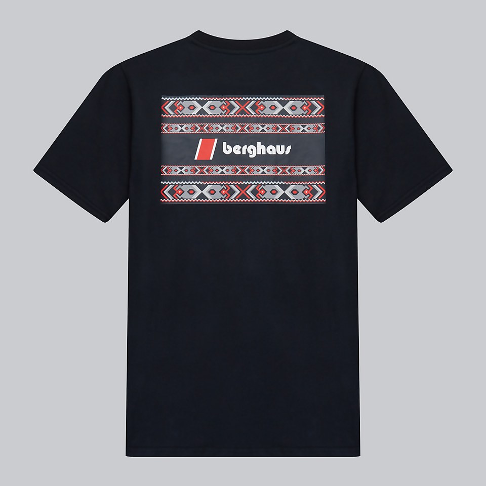 Unisex Aztec Block T-Shirt - Black