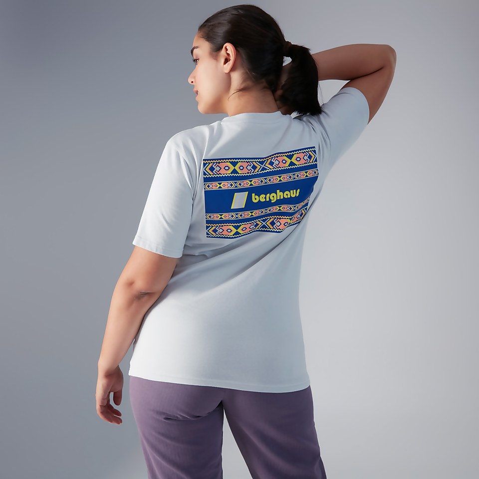 BERGHAUS AZTEC BLOCK T SHIRT AU LTGRY/LTGRY