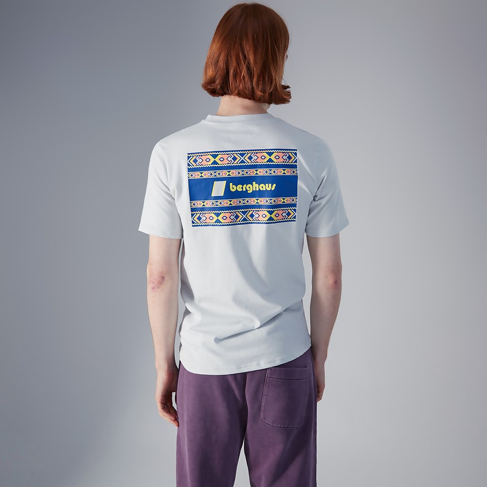 BERGHAUS AZTEC BLOCK T SHIRT AU LTGRY/LTGRY