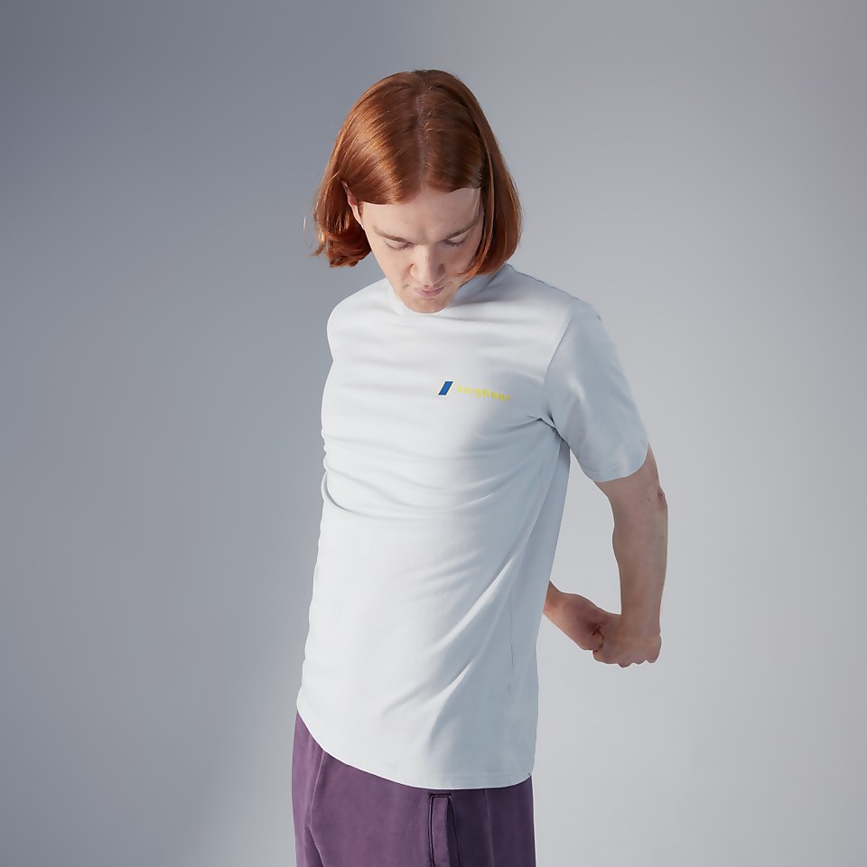 BERGHAUS AZTEC BLOCK T SHIRT AU LTGRY/LTGRY