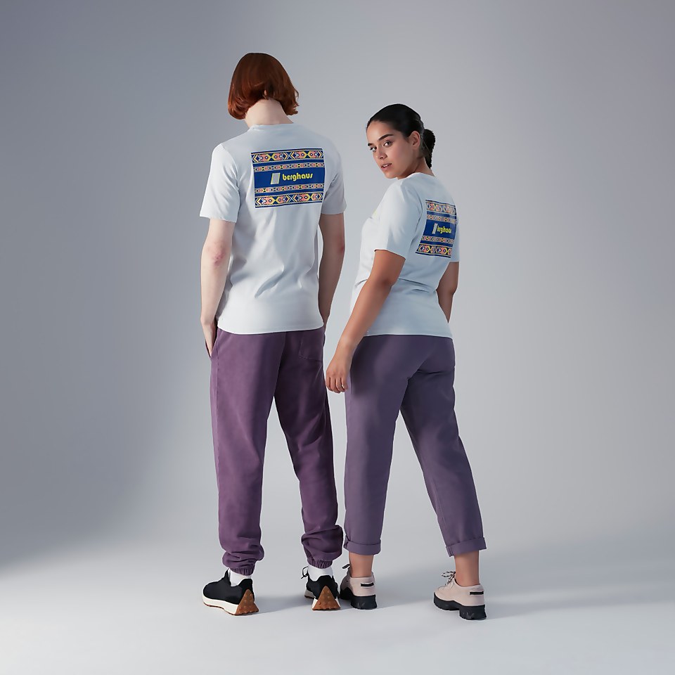 BERGHAUS AZTEC BLOCK T SHIRT AU LTGRY/LTGRY