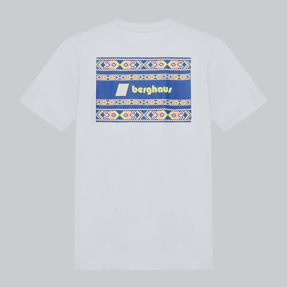 BERGHAUS AZTEC BLOCK T SHIRT AU LTGRY/LTGRY