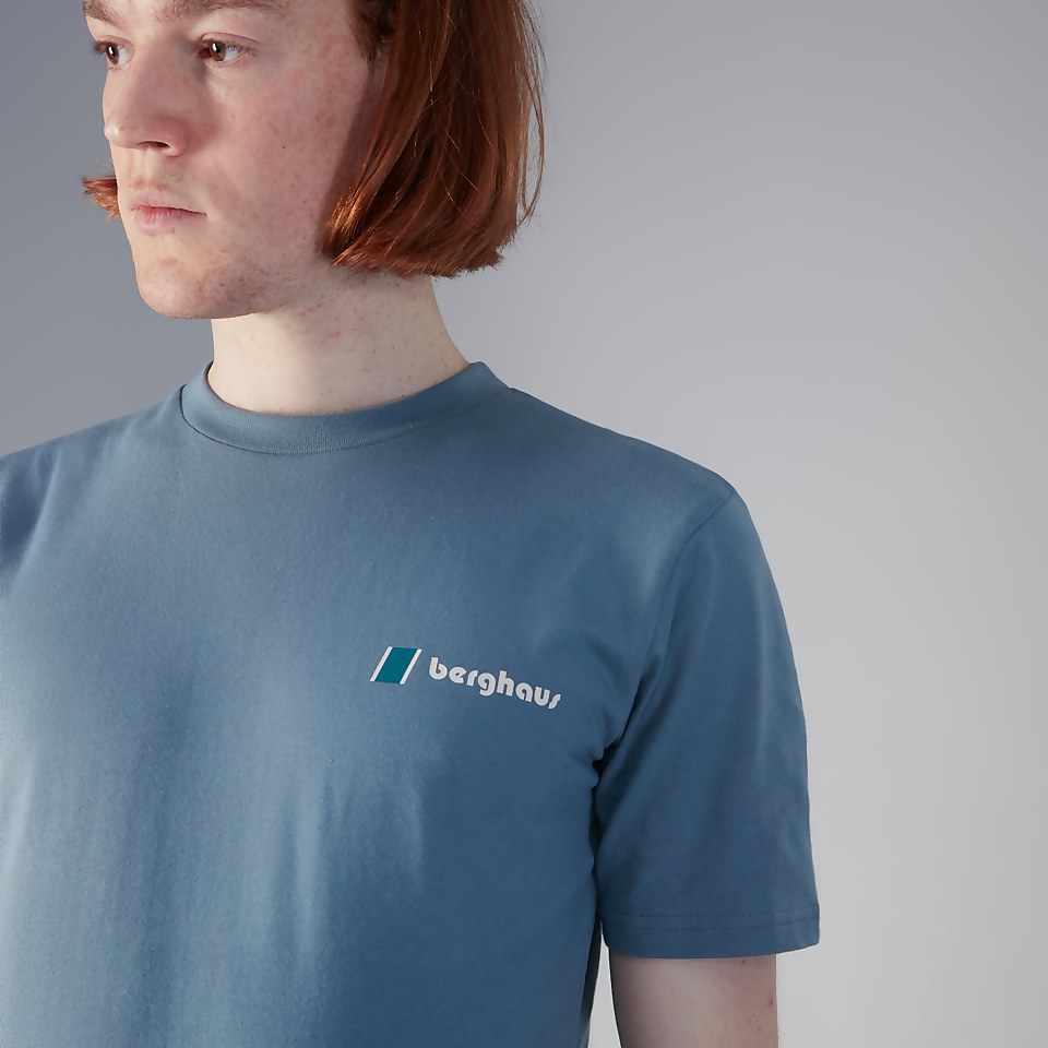 Unisex Aztec Block T-Shirt - Blue