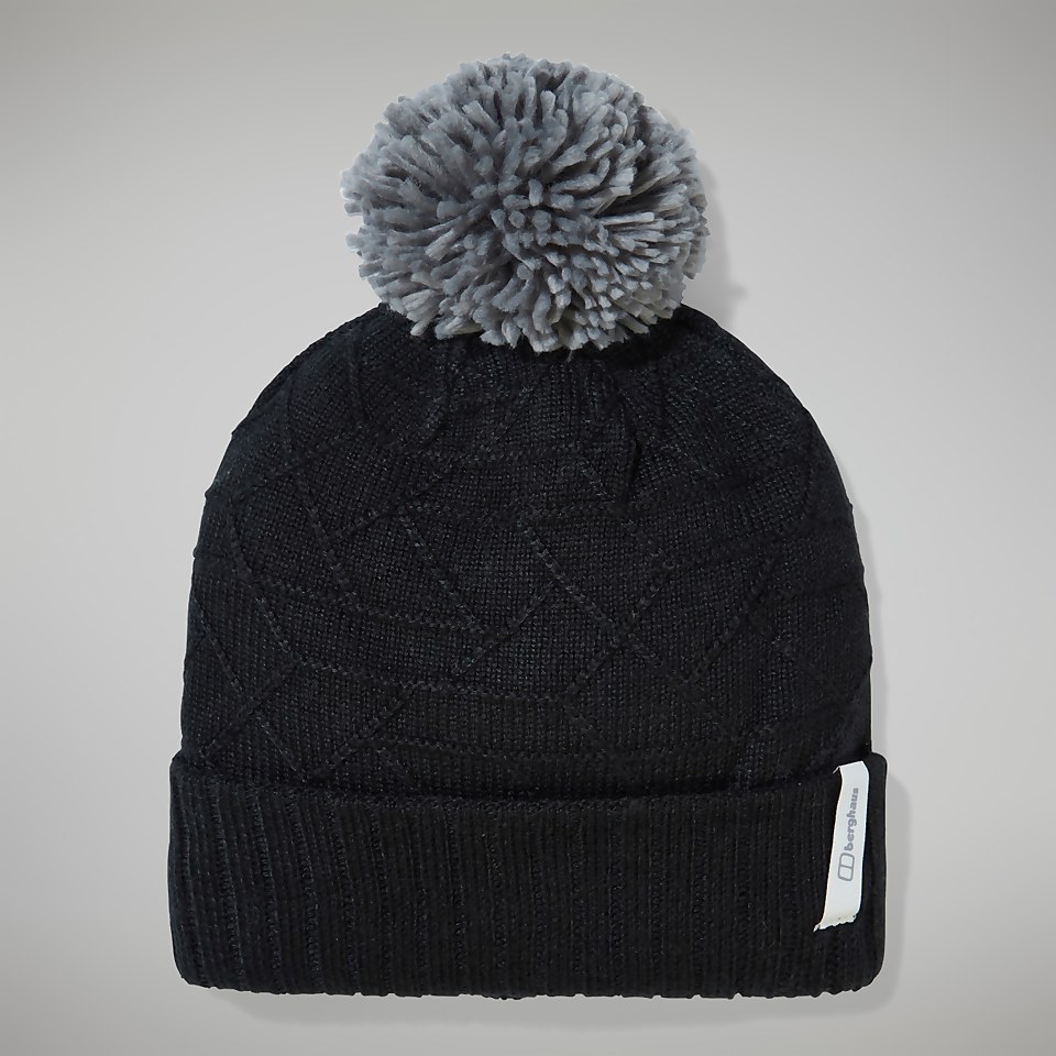 Unisex Ipomea Beanie - Black/Grey