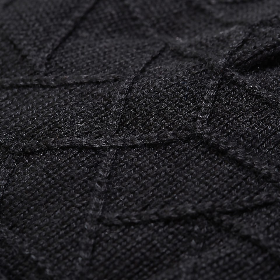 Unisex Ipomea Beanie - Black/Grey