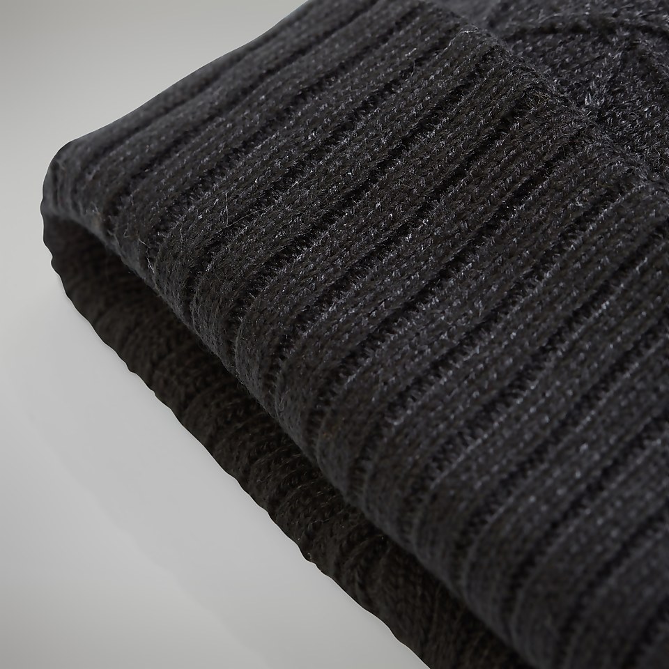 Unisex Ipomea Beanie - Black/Grey