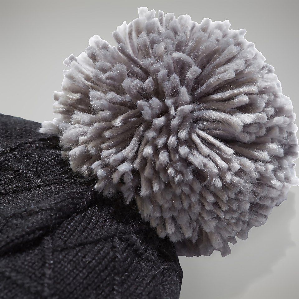 Unisex Ipomea Beanie - Black/Grey