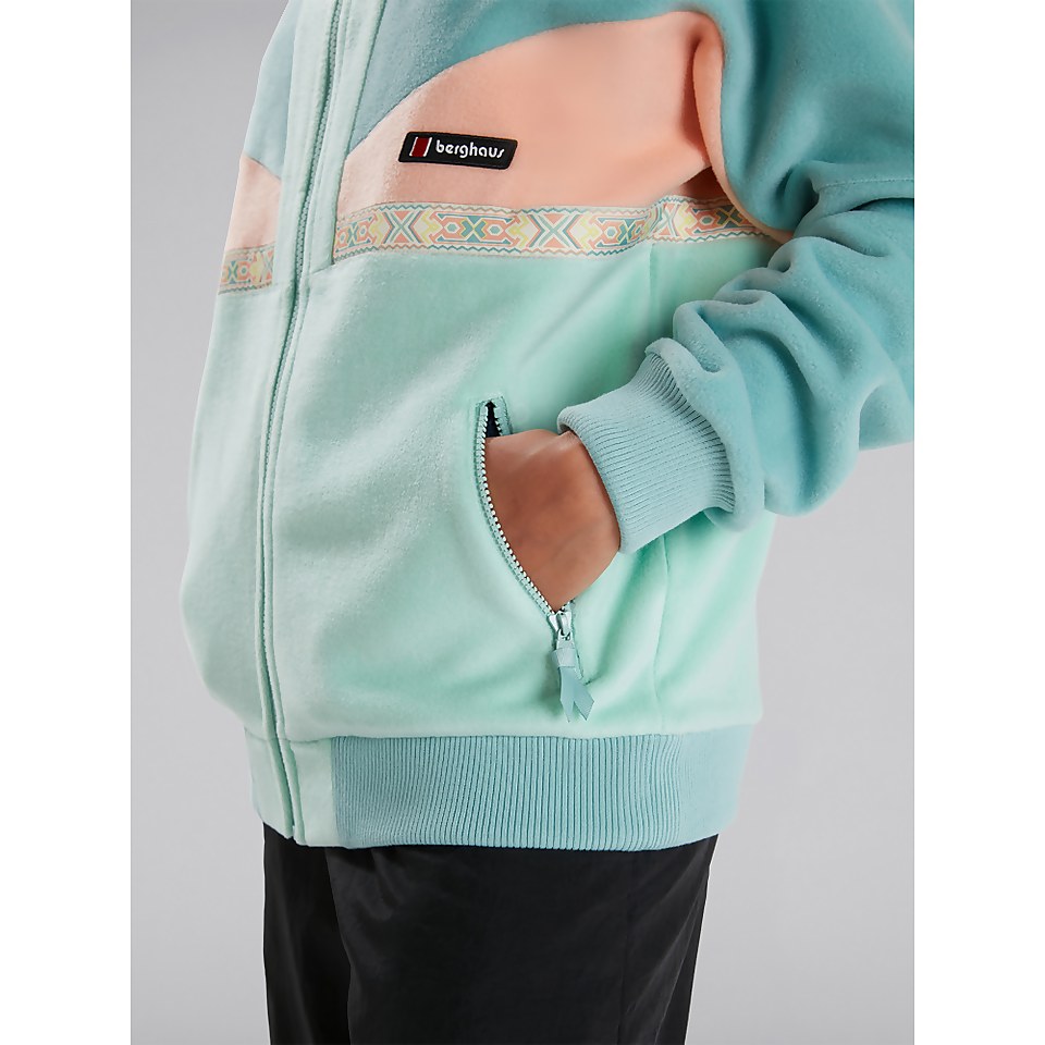 Unisex Tramantana 91 Fleece - Light Turquoise / Light Blue / Pink
