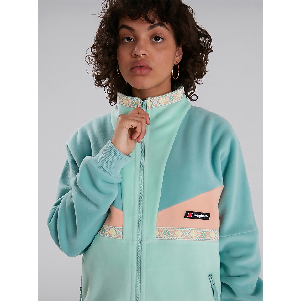 Unisex Tramantana 91 Fleece - Light Turquoise / Light Blue / Pink