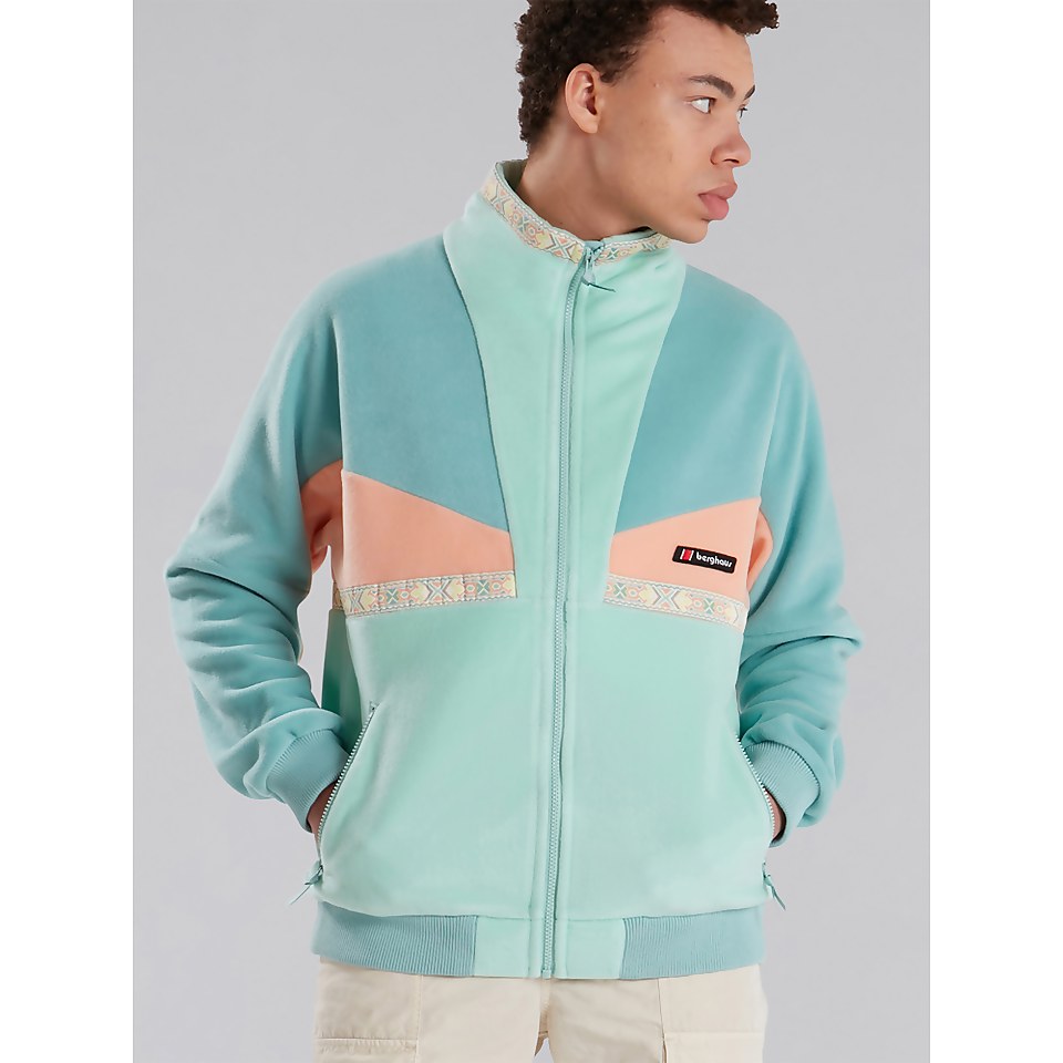 Unisex Tramantana 91 Fleece - Light Turquoise / Light Blue / Pink