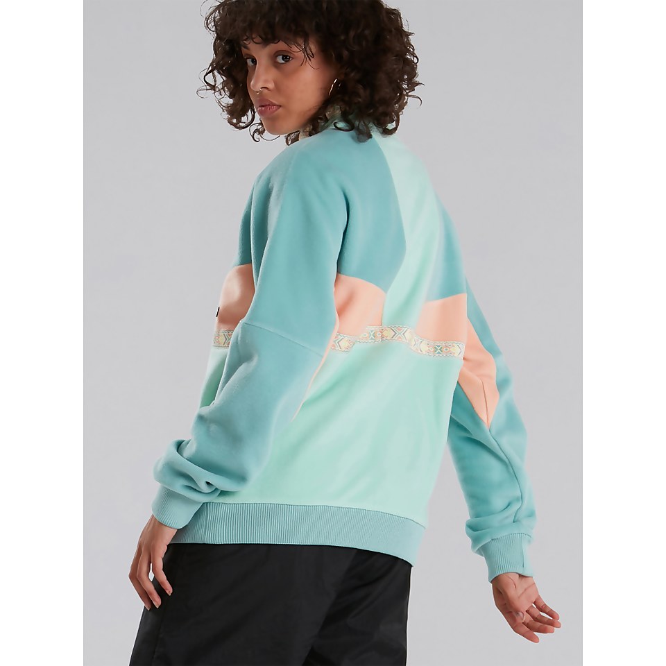 Unisex Tramantana 91 Fleece - Light Turquoise / Light Blue / Pink