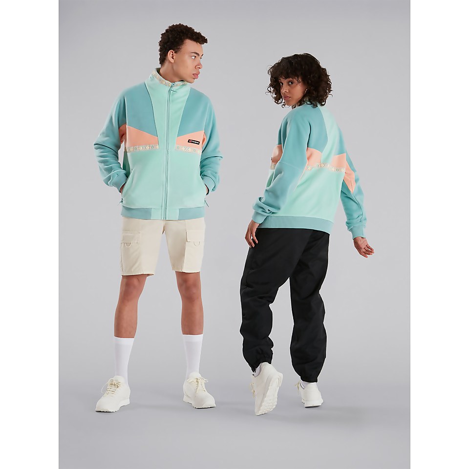 Unisex Tramantana 91 Fleece - Light Turquoise / Light Blue / Pink