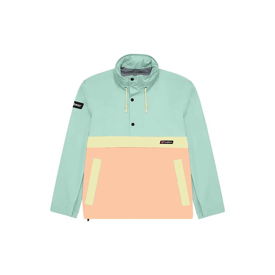 Unisex Ski Smock 86 Waterproof Jacket - Pink / Turquoise / Green