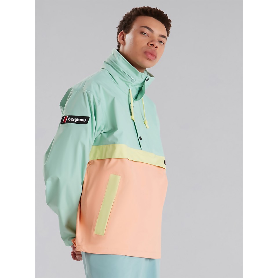 Unisex Ski Smock 86 Waterproof Jacket - Pink / Turquoise / Green
