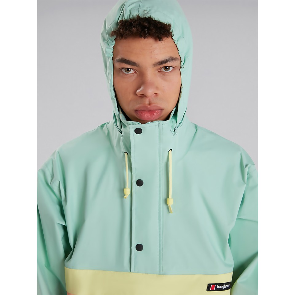 Unisex Ski Smock 86 Waterproof Jacket - Pink / Turquoise / Green