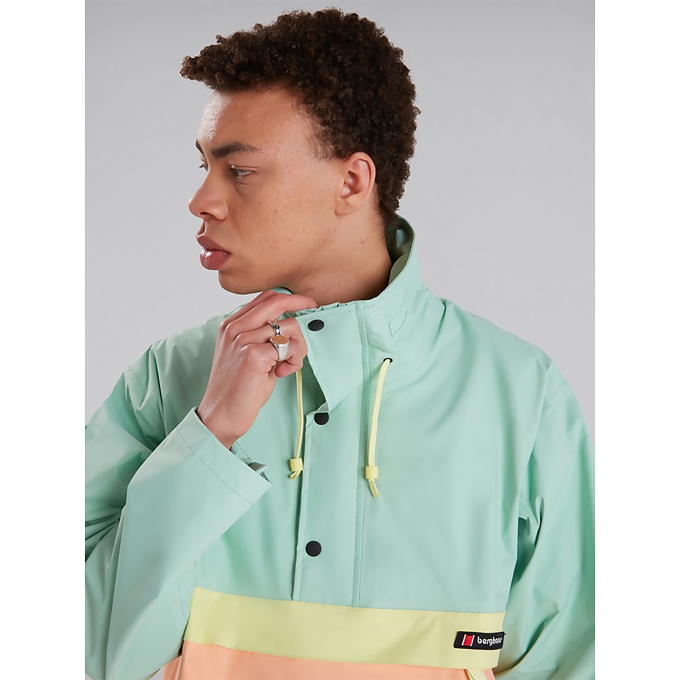 Unisex Ski Smock 86 Waterproof Jacket - Pink / Turquoise / Green