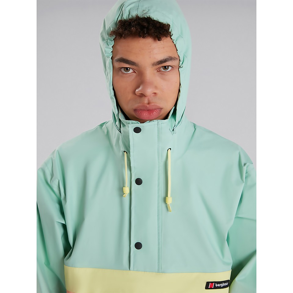 Unisex Ski Smock 86 Waterproof Jacket - Pink / Turquoise / Green