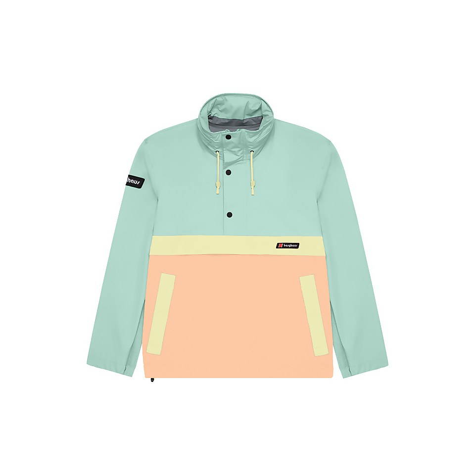 Unisex Ski Smock 86 Waterproof Jacket - Pink / Turquoise / Green