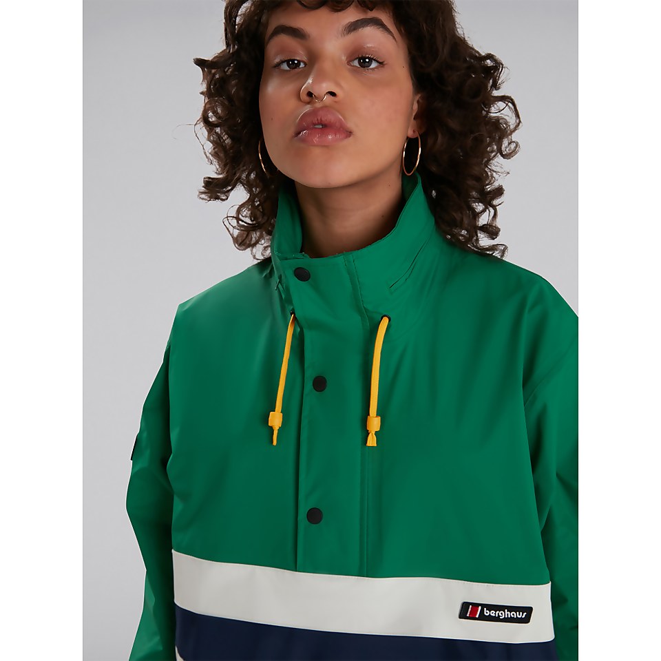 Unisex Ski Smock 86 Waterproof Jacket - Green / Blue / Grey