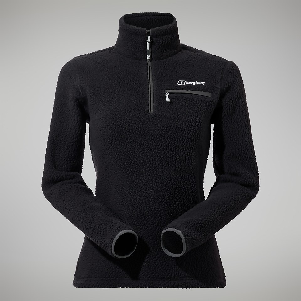 Darria Half Zip Fleece für Damen - Schwarz