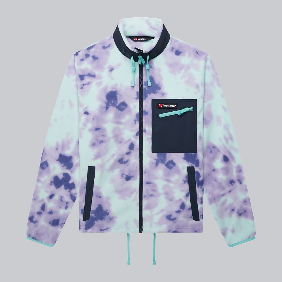 Unisex Ascent 91 Fleece- Light Purple / Turquoise