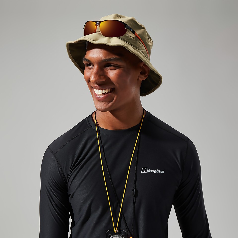 Men's 24/7 Tech Tee Long Sleeve Crew - Black