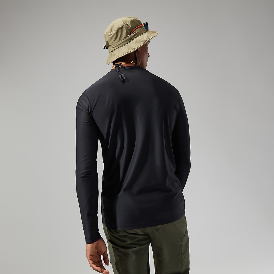 Men's 24/7 Tech Tee Long Sleeve Crew - Black