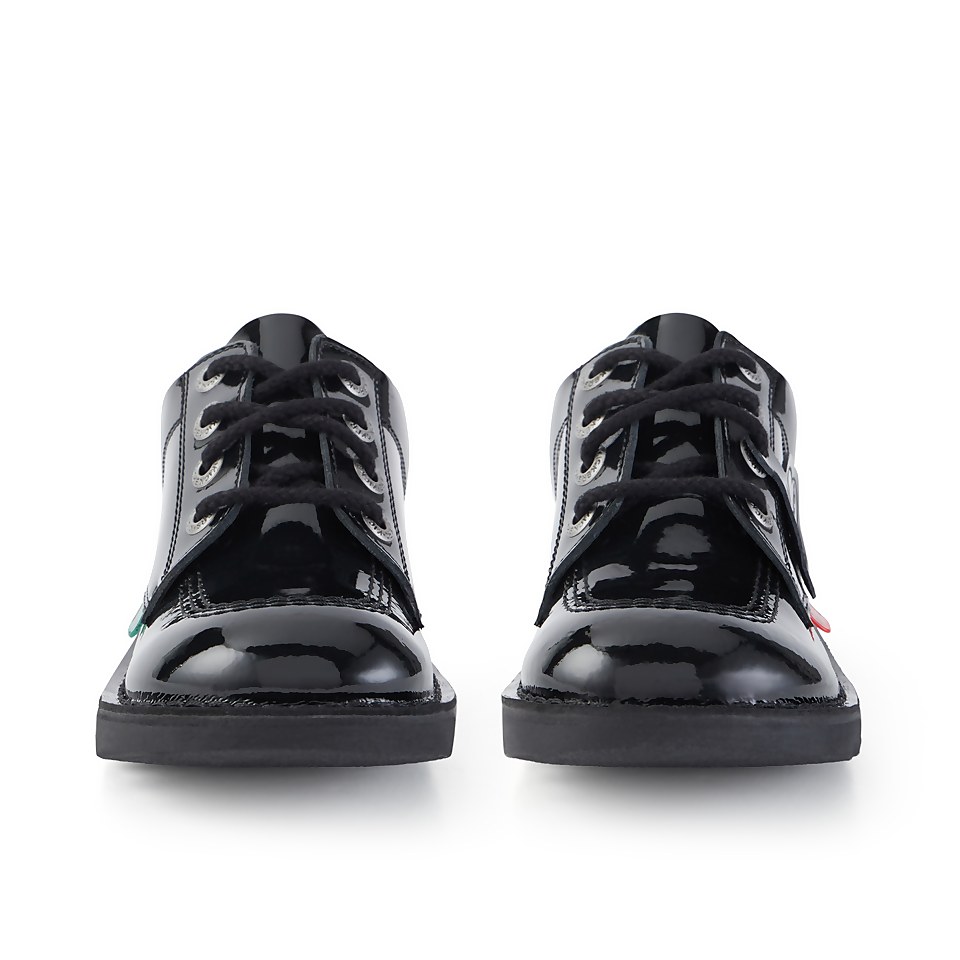 Youth Unisex Kick Lo Patent Leather Black