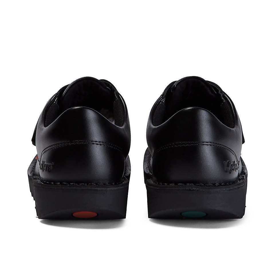 Kickers Junior Kick Lo Twin Velcro Shoes - Black