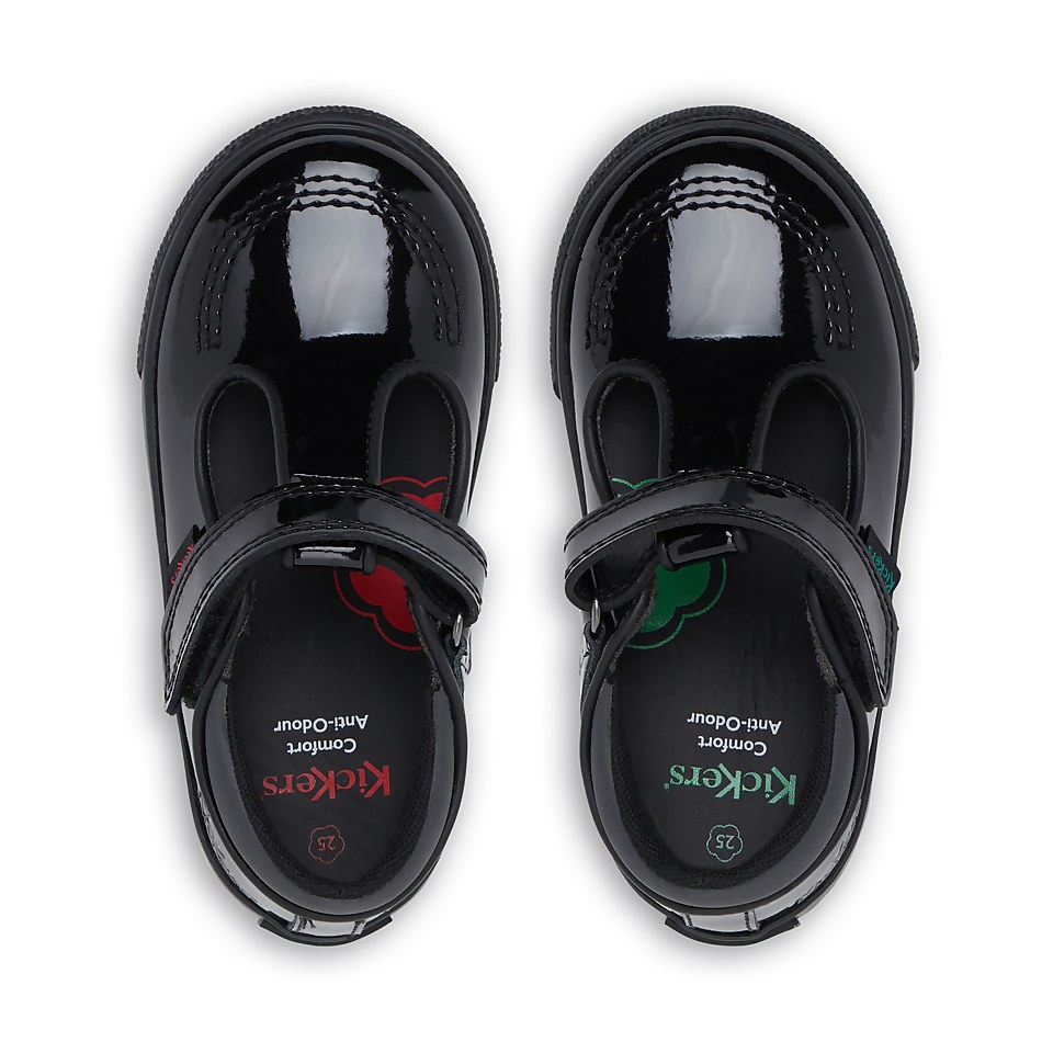 Infant Girls Tovni T-bar Patent Leather Black