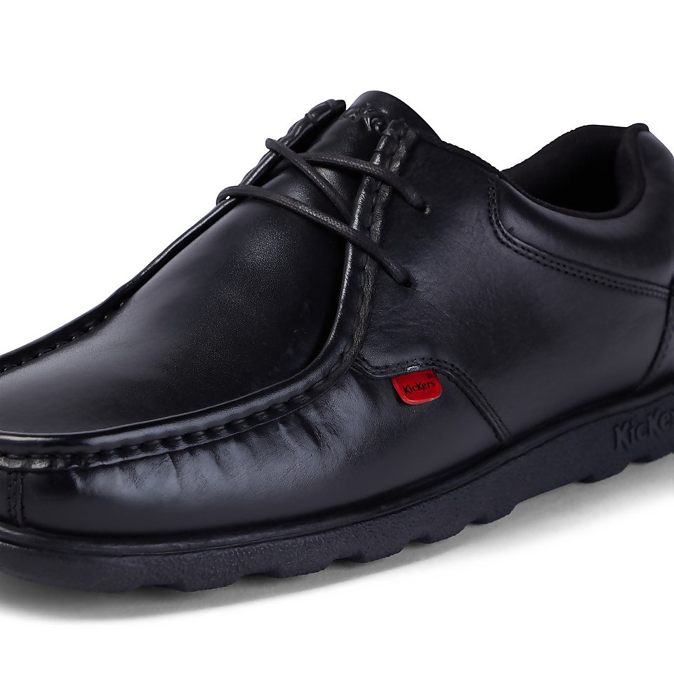Adult Mens Fragma Lace Leather Black