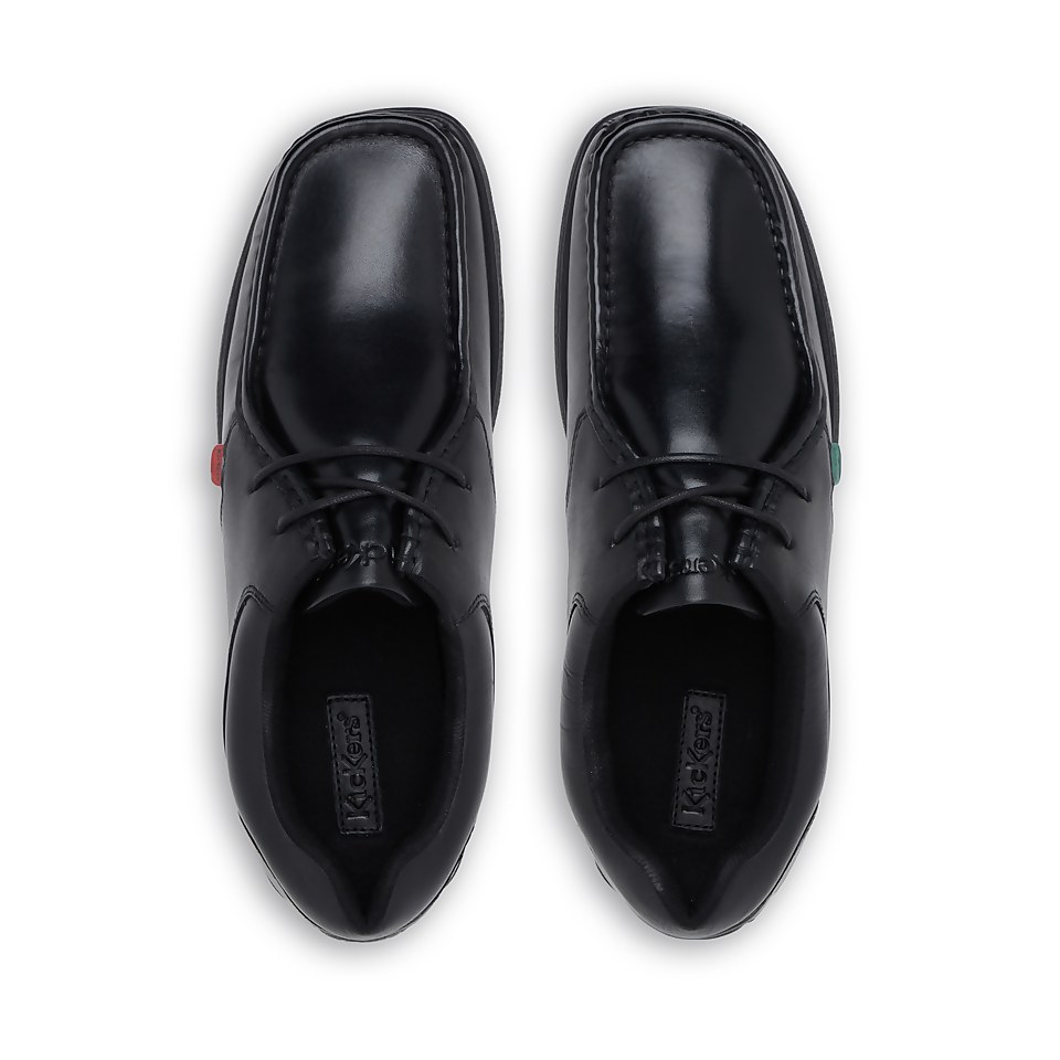 Adult Mens Fragma Lace Leather Black