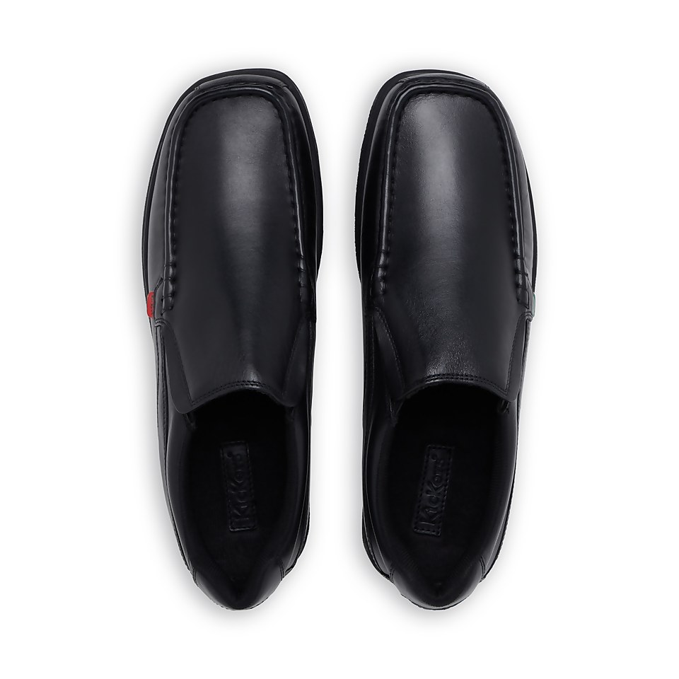 Adult Mens Fragma Slip Leather Black