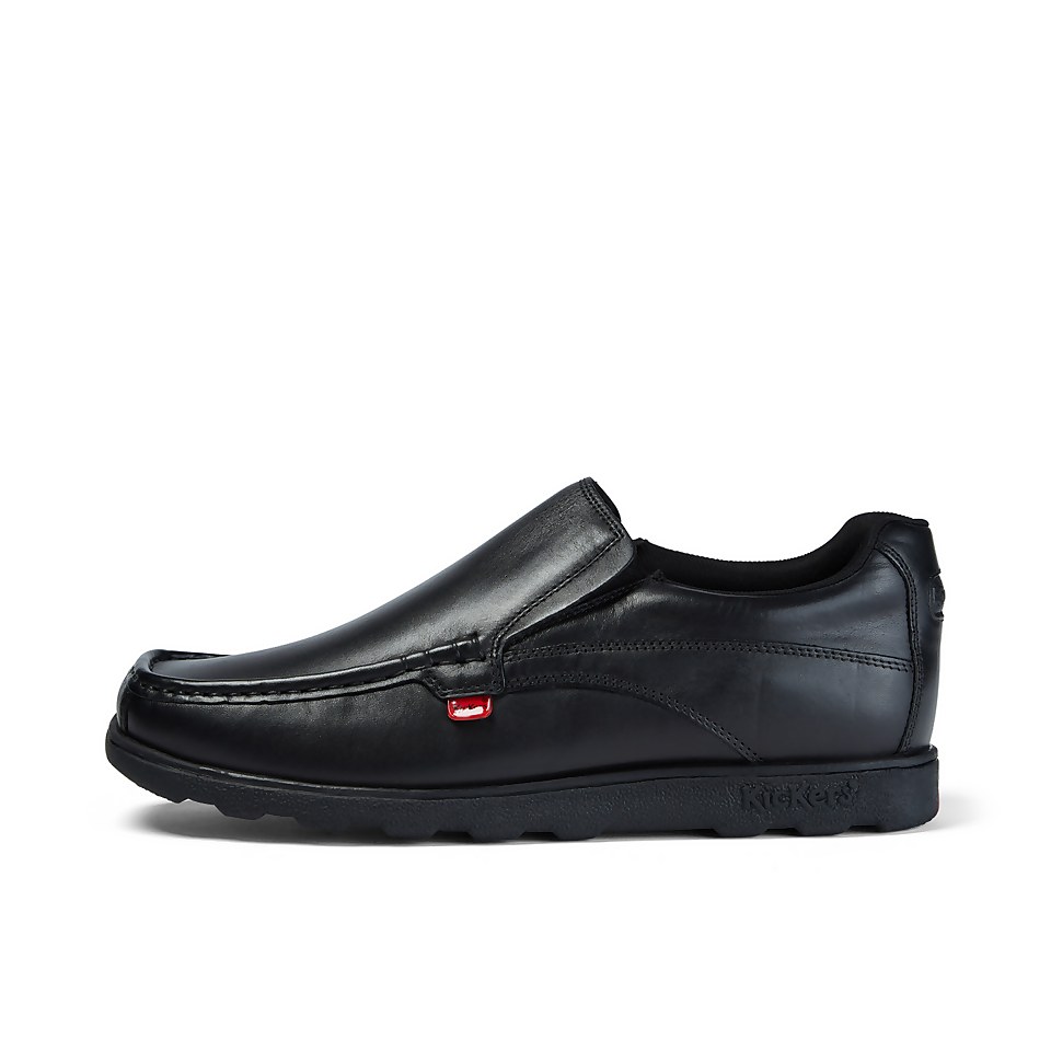Adult Mens Fragma Slip Leather Black