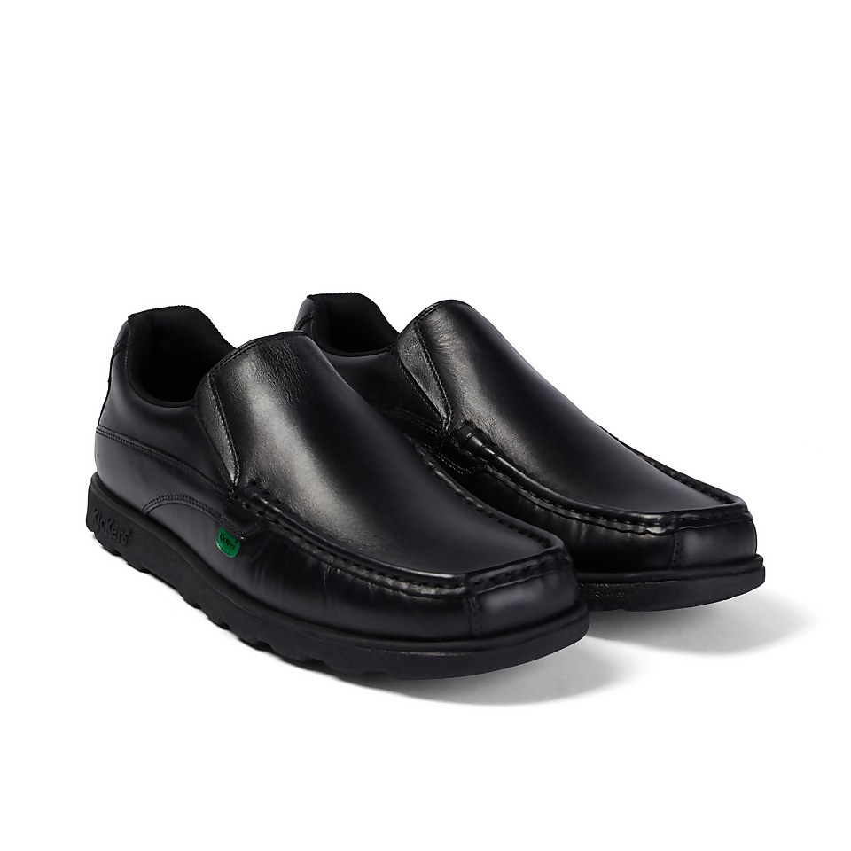 Adult Mens Fragma Slip Leather Black
