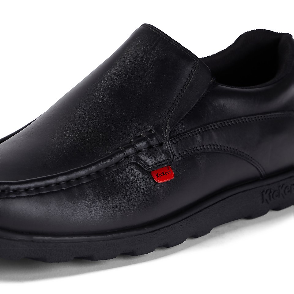Adult Mens Fragma Slip Leather Black