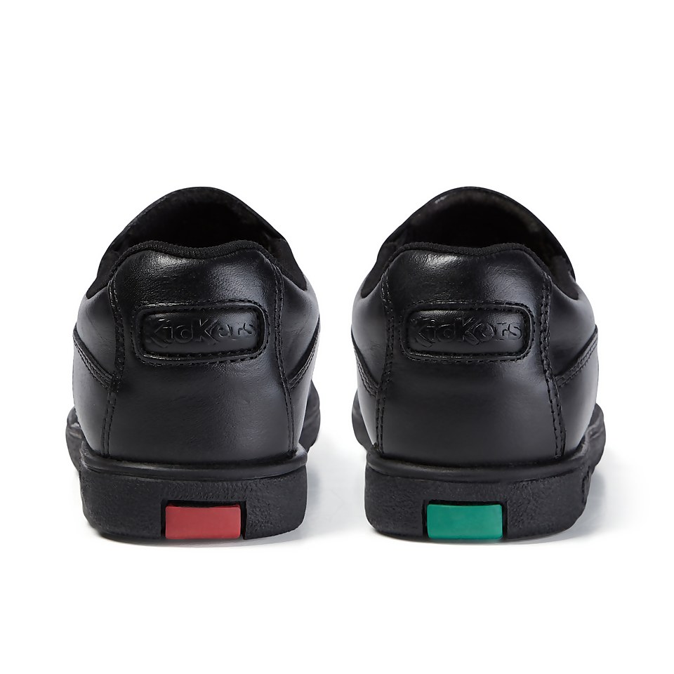 Junior Boys Fragma Slip Leather Black
