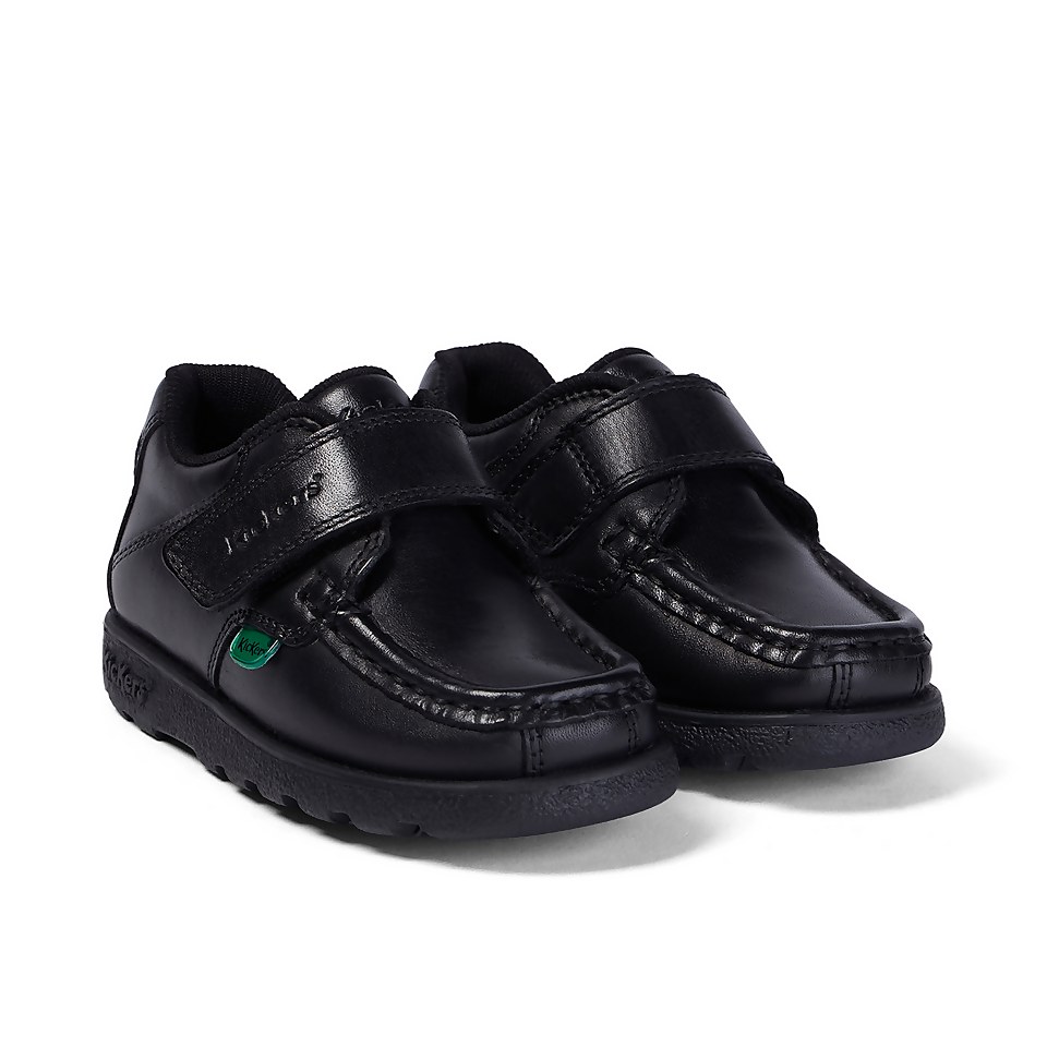 Infant Boys Fragma Strap Leather Black