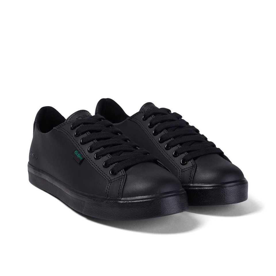 Youth Unisex Tovni Lacer Leather Black