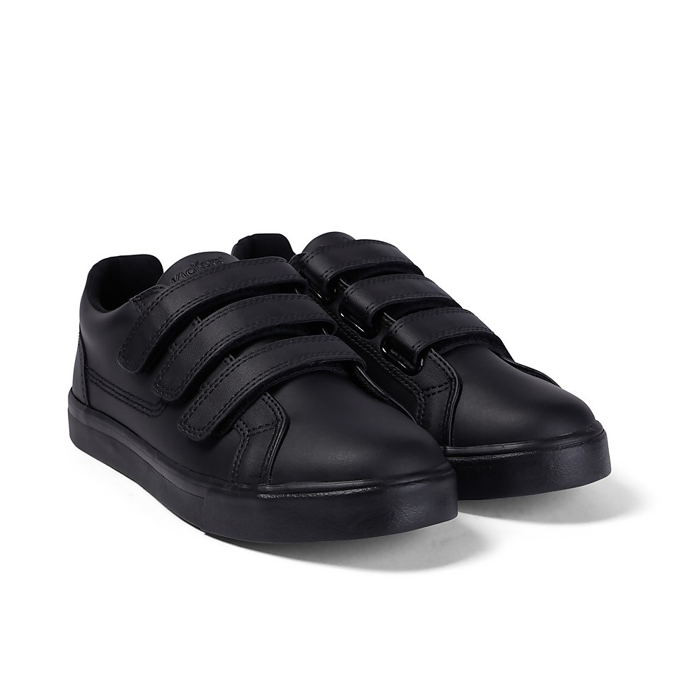 Youth Unisex Tovni Trip Leather Black