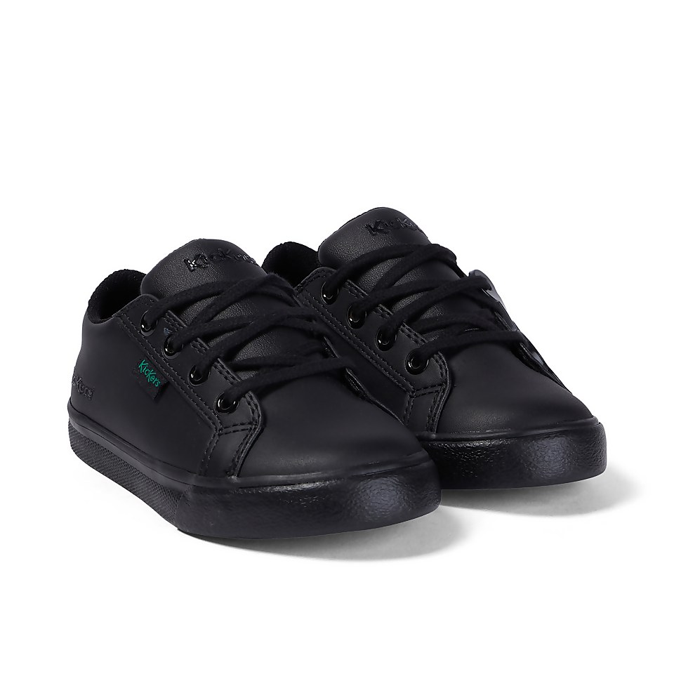 Infant Unisex Tovni Lacer Leather Black