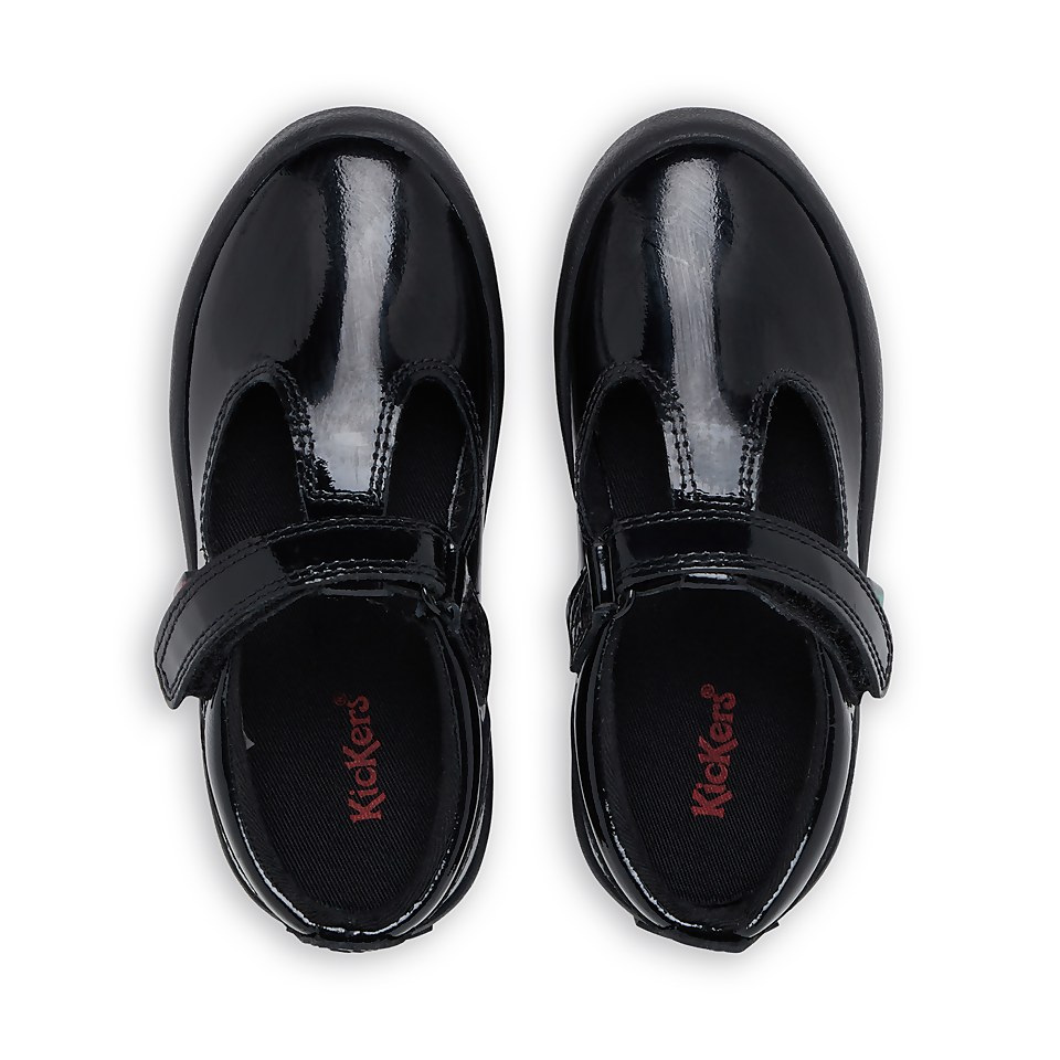 Infant Girls Kariko T-Strap Patent Leather Black
