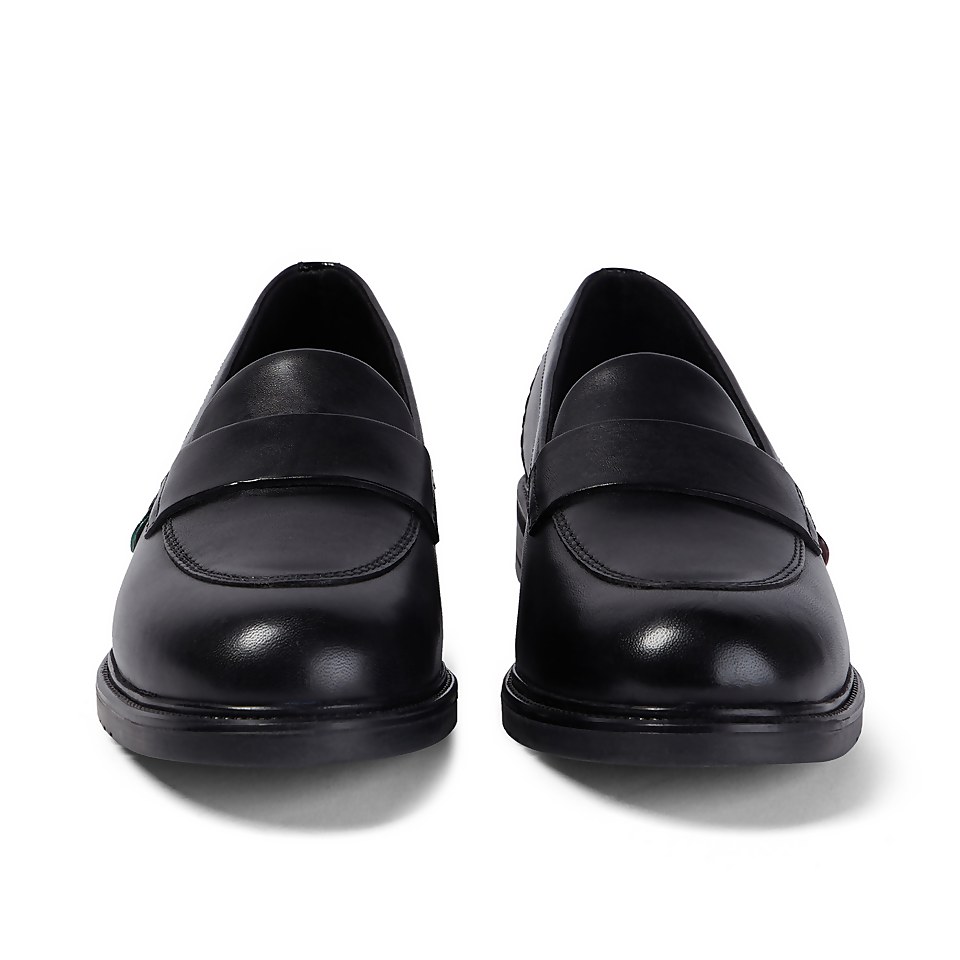 Adult Womens Lach Slip Leather Black