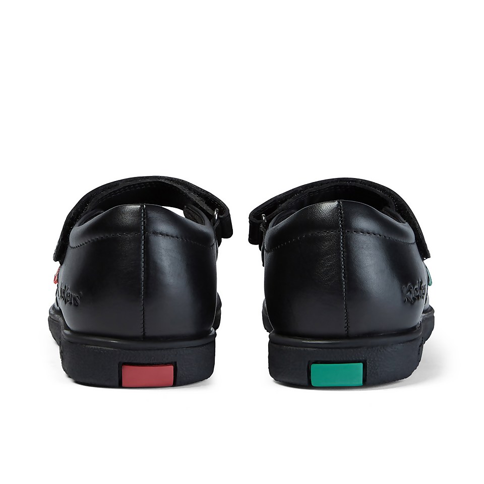 Junior Girls Fragma Pop Leather Black