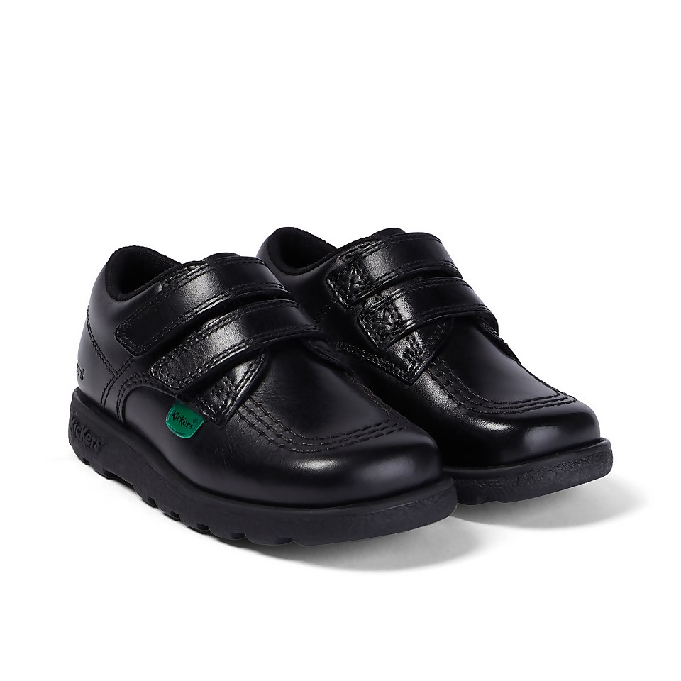 Infant Boys Fragma Lo Twin Vel Leather Black