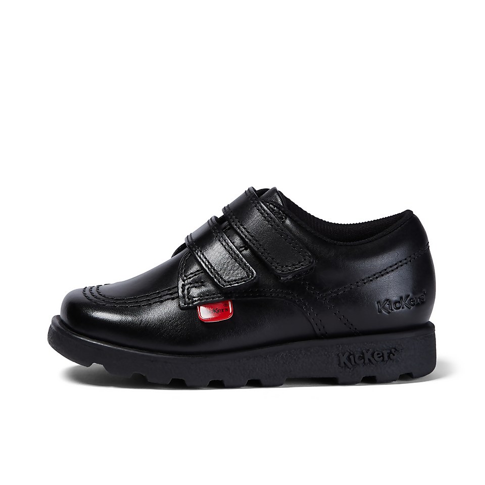 Infant Boys Fragma Lo Twin Vel Leather Black