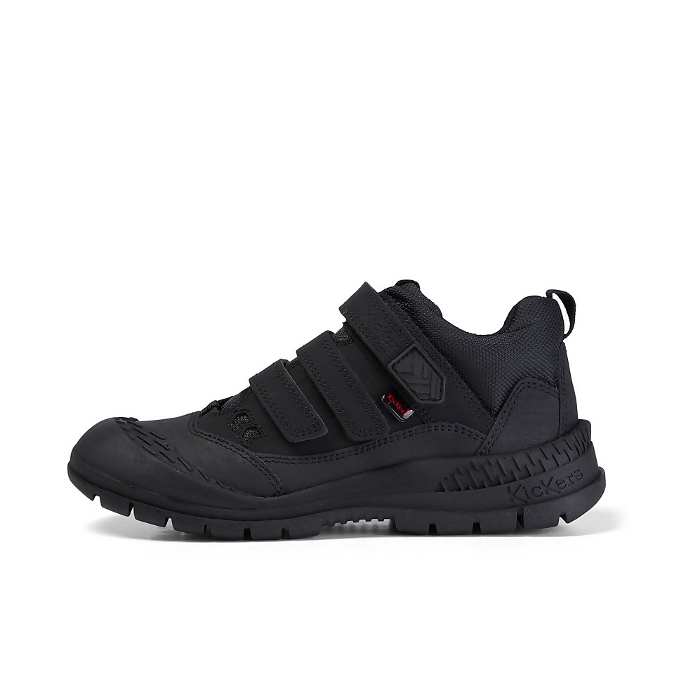 Junior Boys Trukka Mid Leather Black