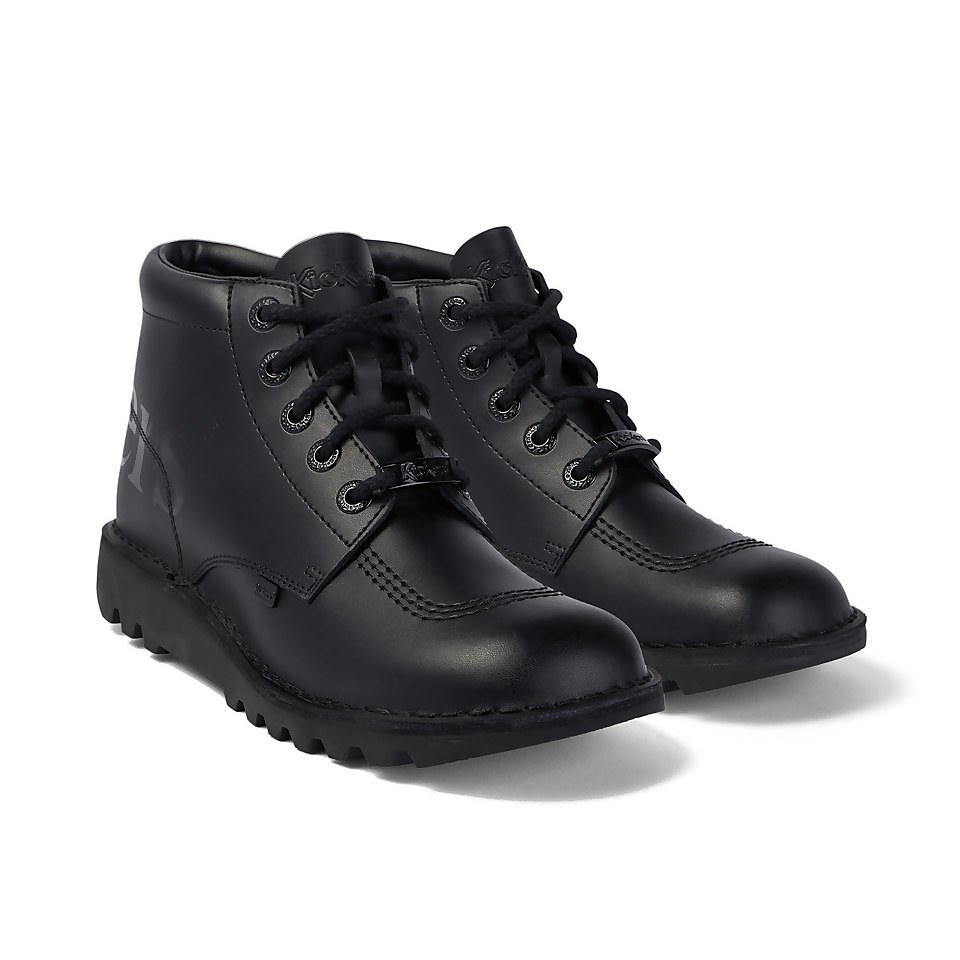 Adult Unisex Kick Hi Luxx Leather Black