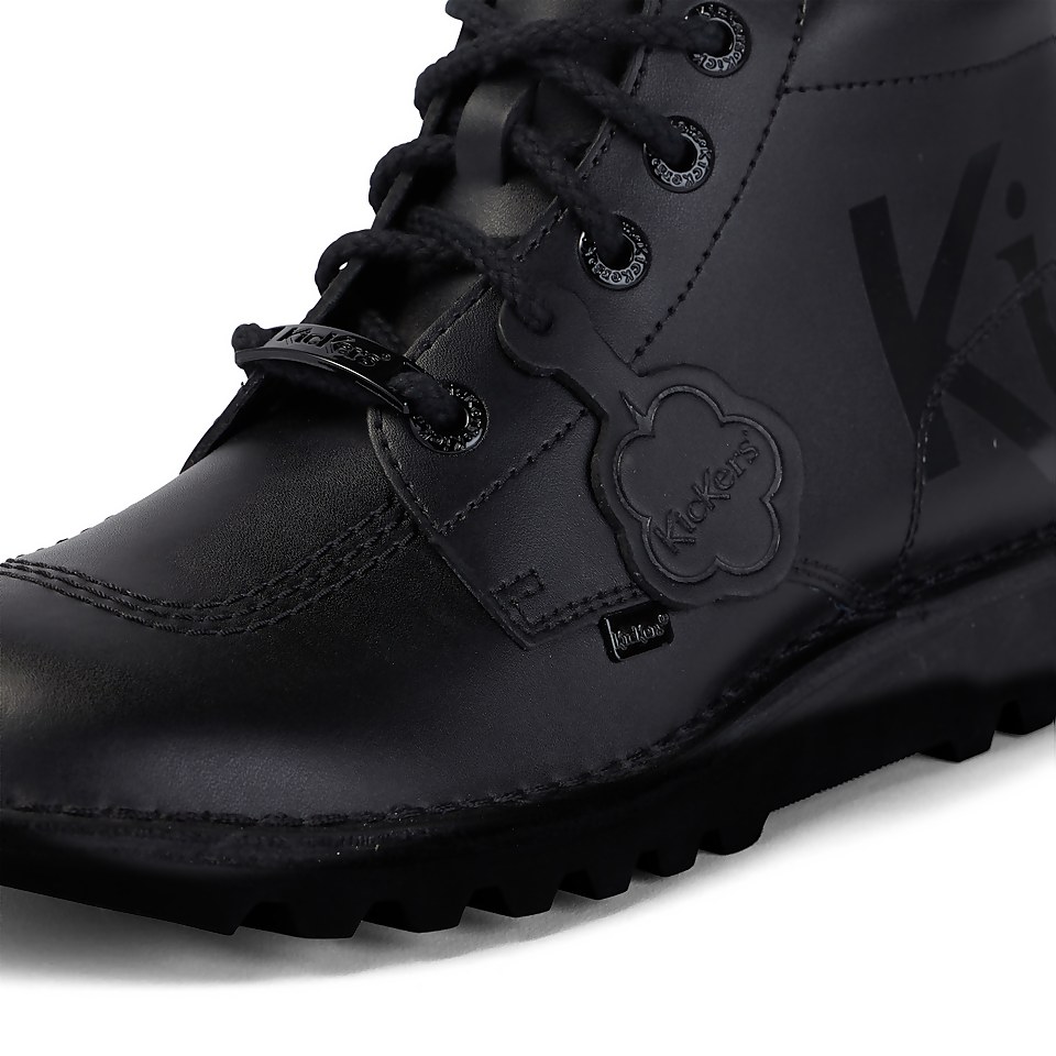 Adult Unisex Kick Hi Luxx Leather Black
